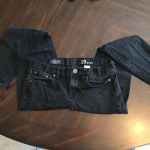 Black Jcrew ankle jeans